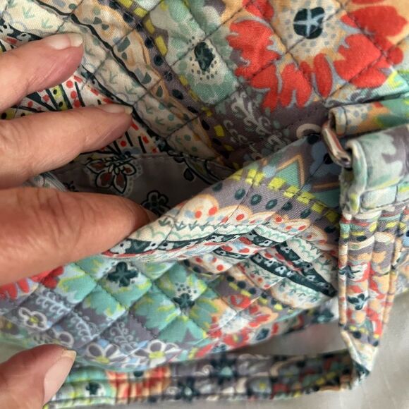 Vera Bradley Women's Multi-Compartment Shoulder Satchel Purse Handbag - Picture 7 of 8